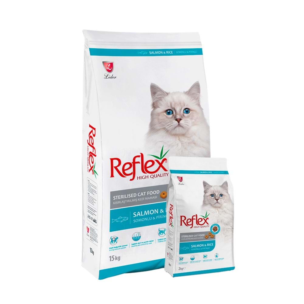 Reflex Somonlu Kısırlaştırılmış Yetişkin Kedi Maması 10 kg