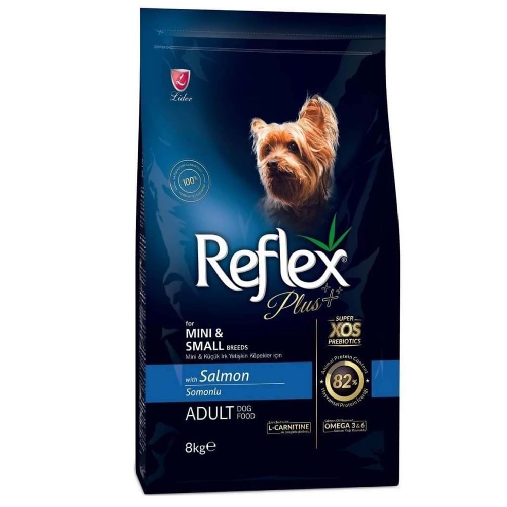 REFLEX PLUS DOG MİNİ & SMALL ADULT 8 KG salmon