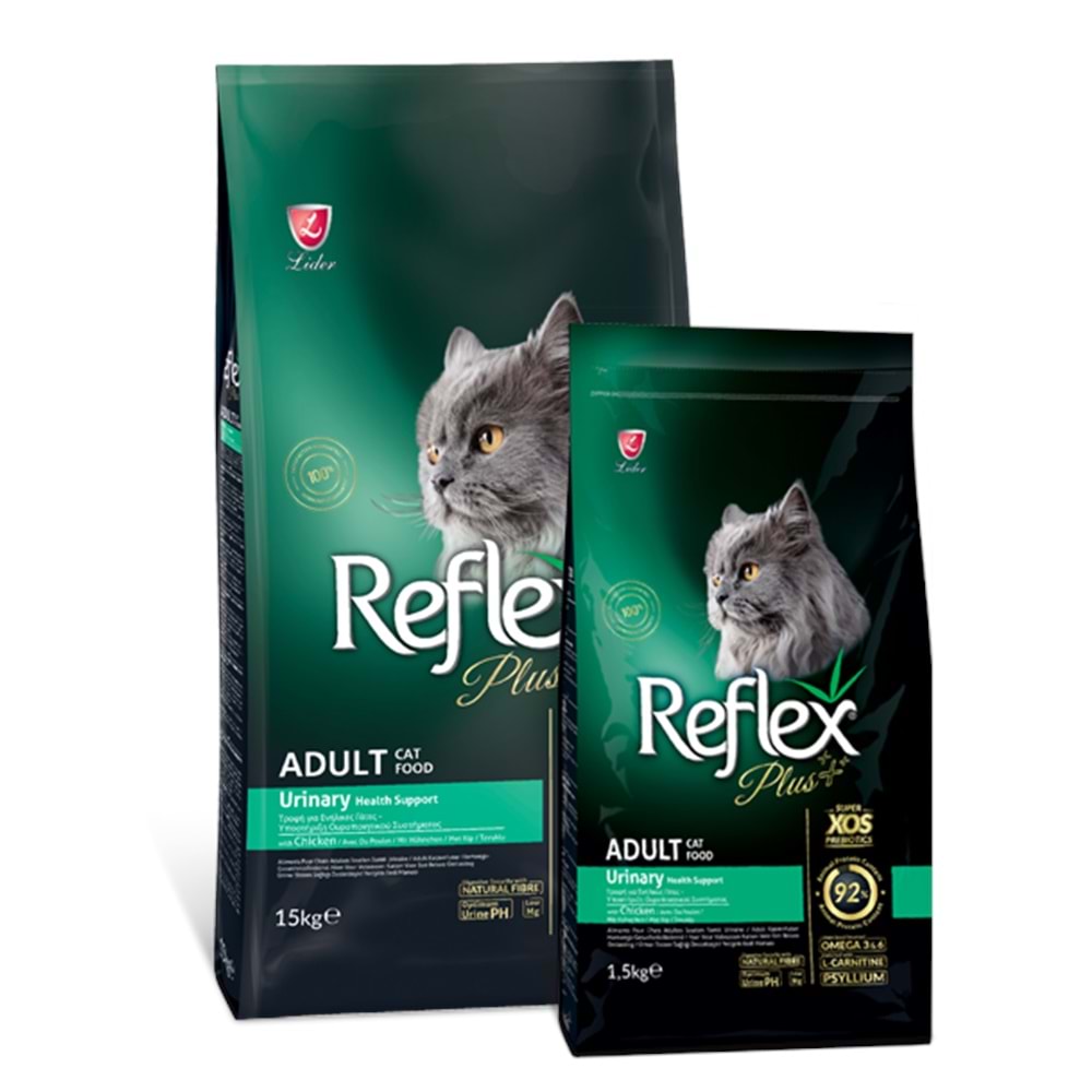 Reflex Plus Urinary Tavuklu Yetişkin Kedi Maması 1,5 KG