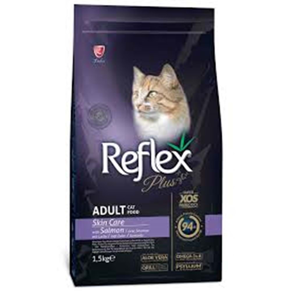 REFLEX PLUS ADULT CAT SKİN CARE SALMON 1,5 KG