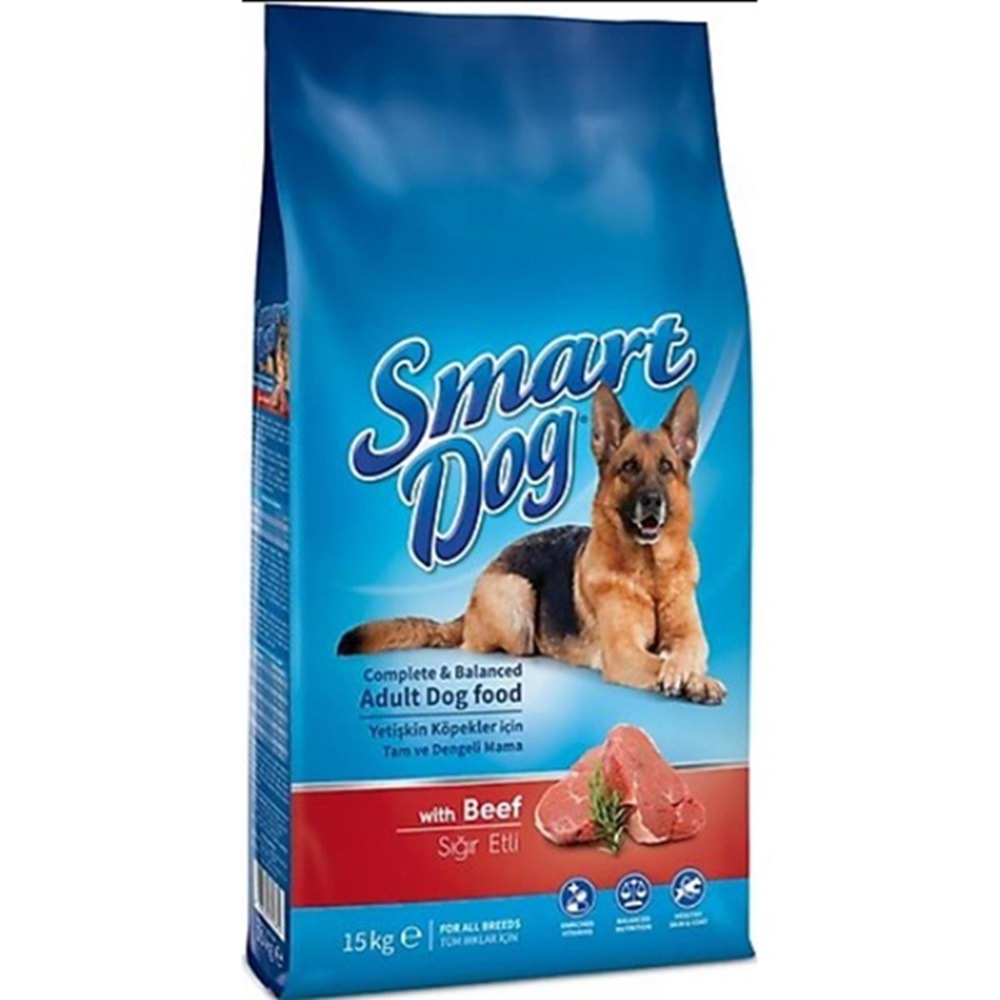 Smart Dog Kuzu Etli Pirinçli Yetişkin Kedi Maması 15 kg