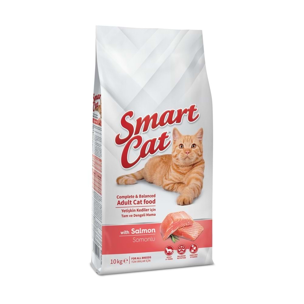 SMART CAT SOMON BALIKLI ADULT KED 10KG