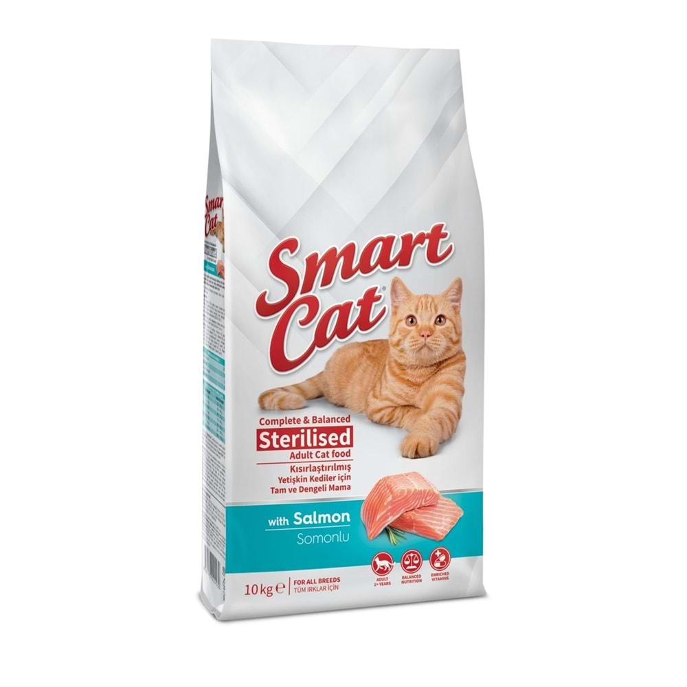 SMART CAT STERILISED SOMON 10KG