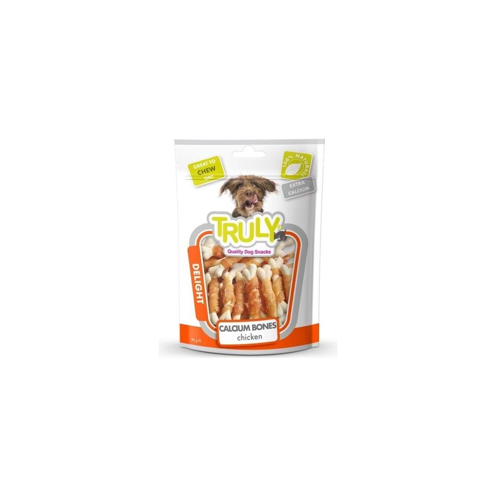TRULY KÖPEK ÖDÜL KEMİK TAVUK SARGI 90gr