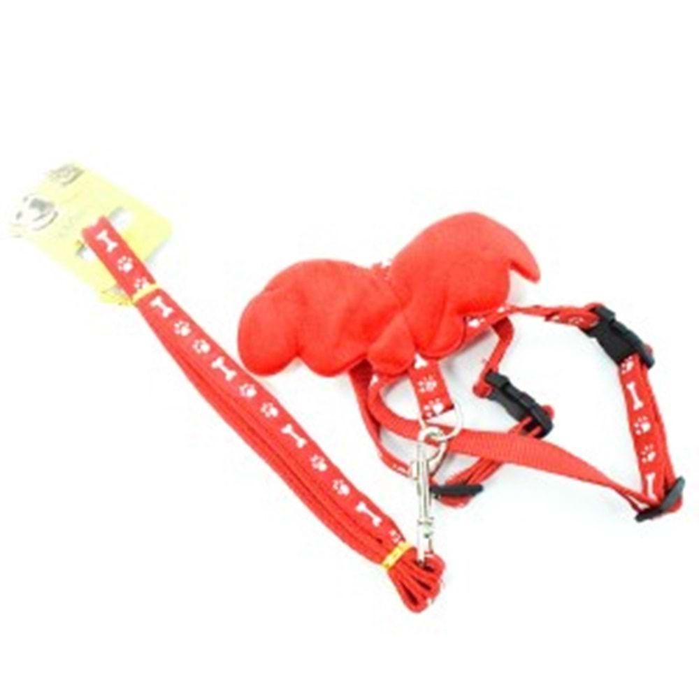 20-1-37 CADOPET 1 CM DESENLİ KANATLI BEL TASMA TAKIM (12)