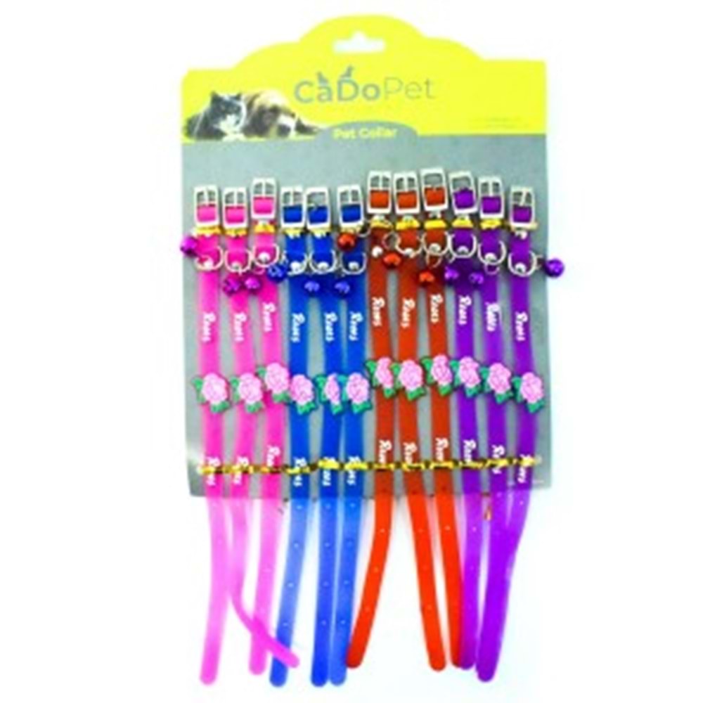 20-31-7 CADO PET 12 Lİ SET SİLİKON RESES BOYUN TASMA