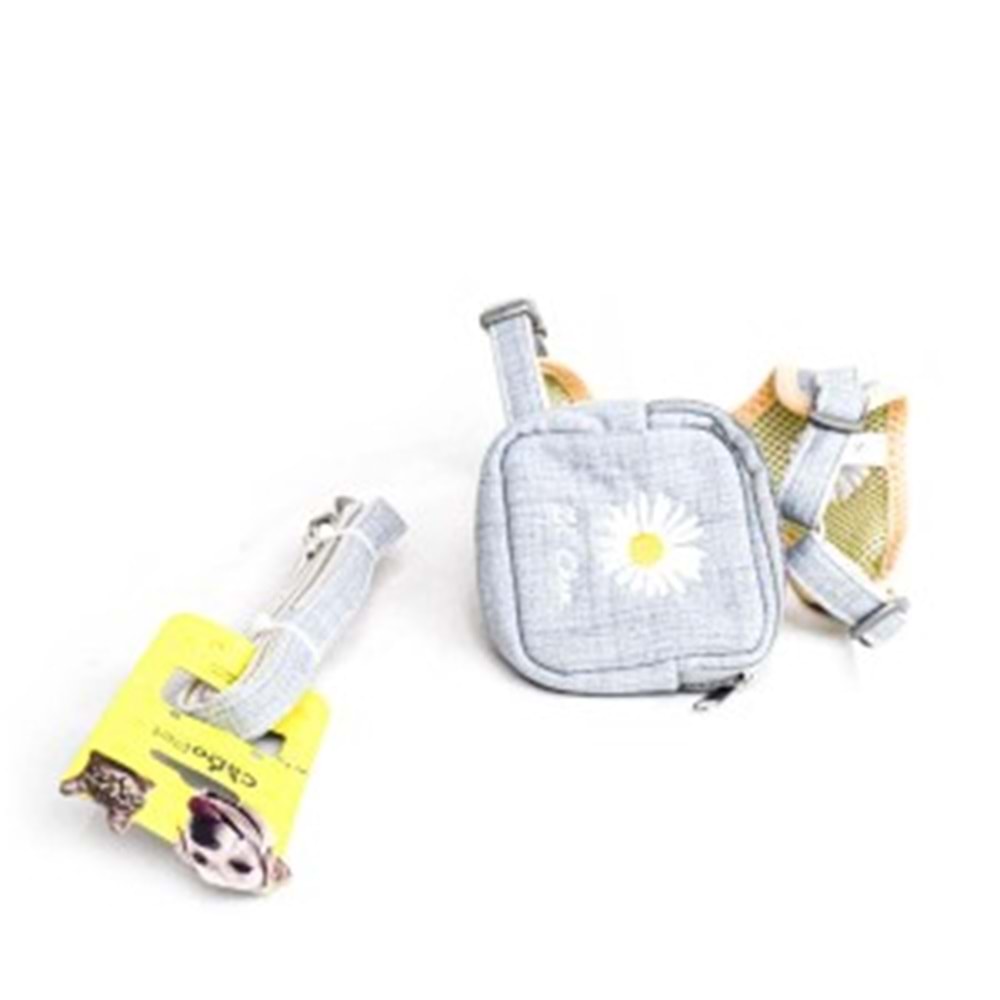 21-1-39 CADOPET 1 CM SIRT ÇANTALI FİLELİ BEL TASMA TAKIM (S)