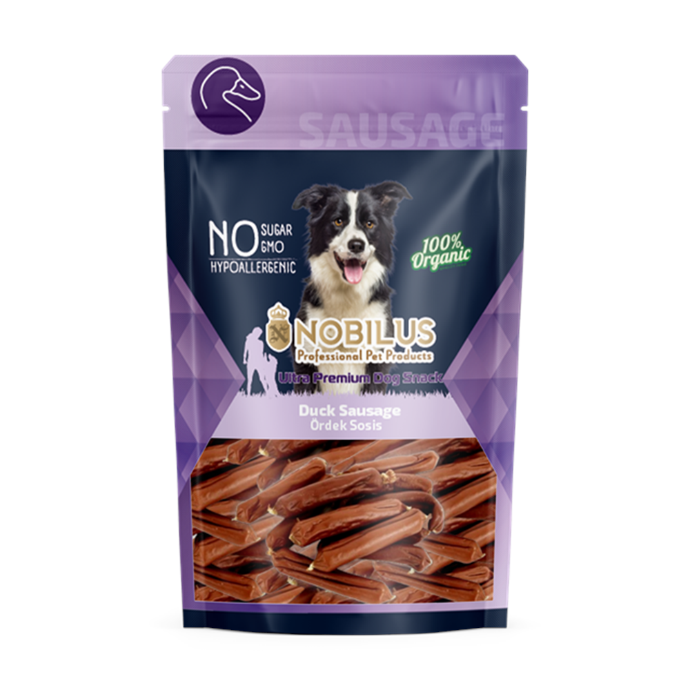 NOBİLUS ÖRDEK SOSİS Köpek Ödülü 80Gr