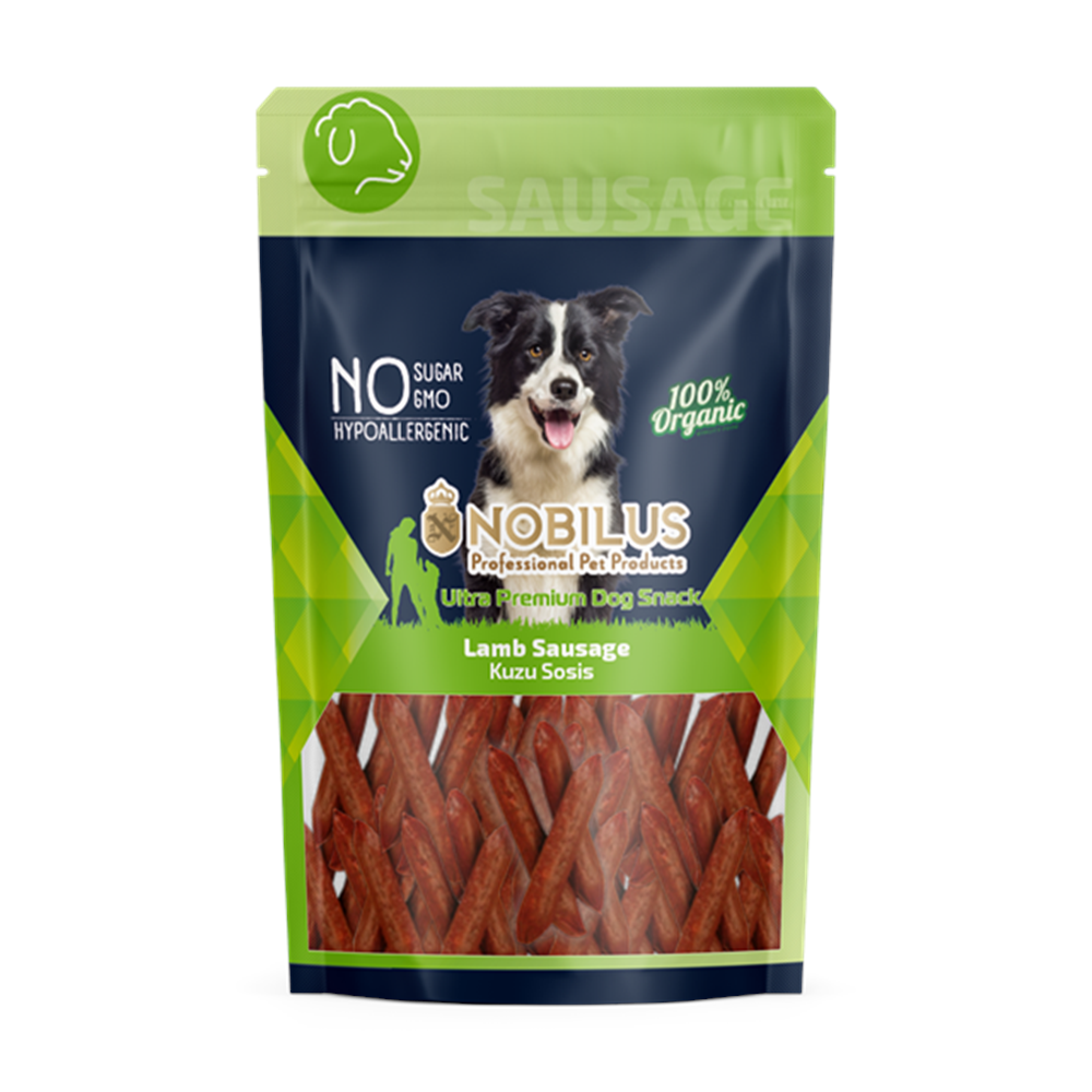 NOBİLUS KUZU SOSİS Köpek Ödülü 80Gr