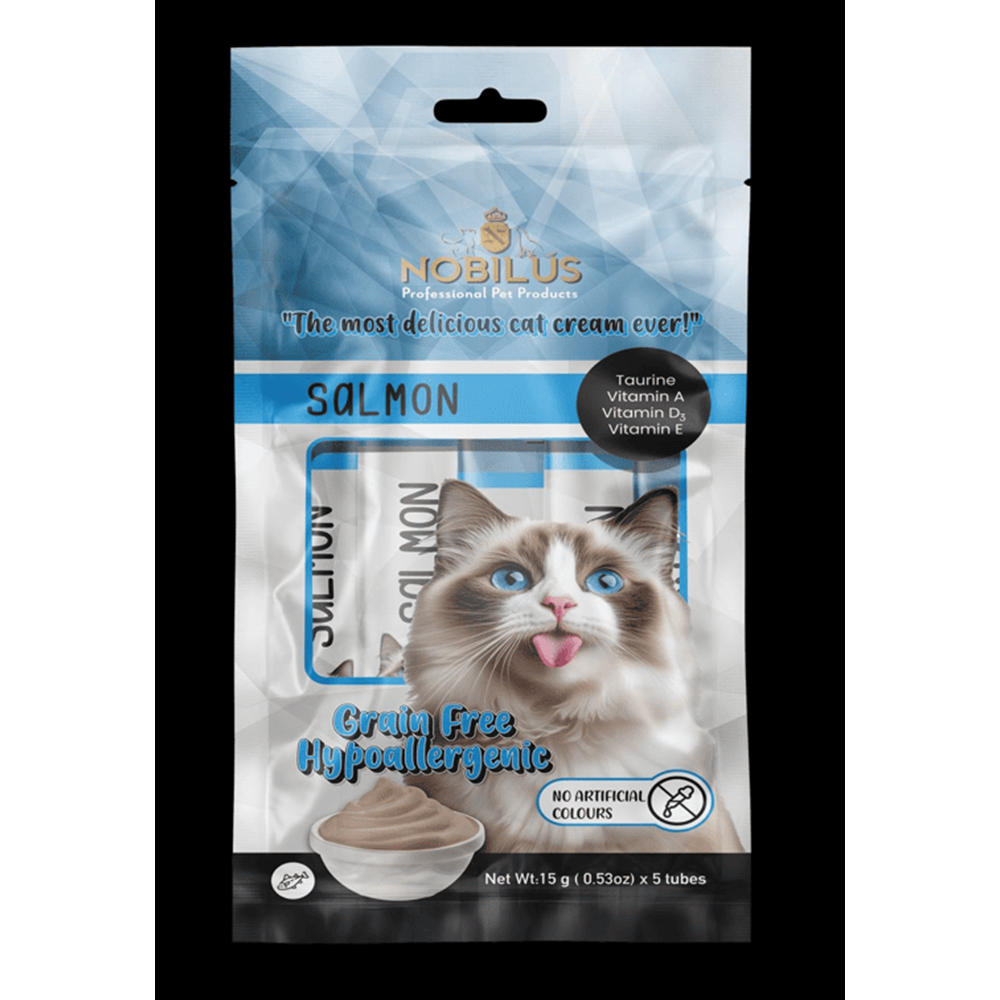 NOBILUS SOMONLU KEDİ KREMA ÖDÜLÜ 5x15g