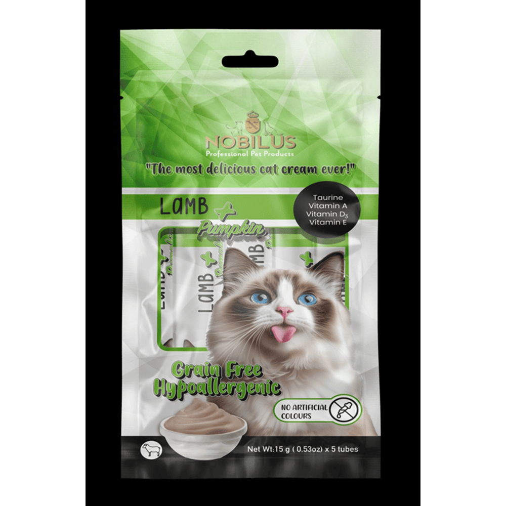 NOBILUS KUZU VE BALKABAKLI KEDİ KREMA ÖDÜLÜ 5x15g