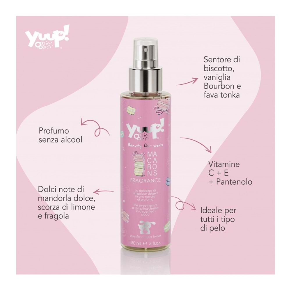 Yuup! Home- Macarons Fragrance 150 ml/5fl.oz made in italy