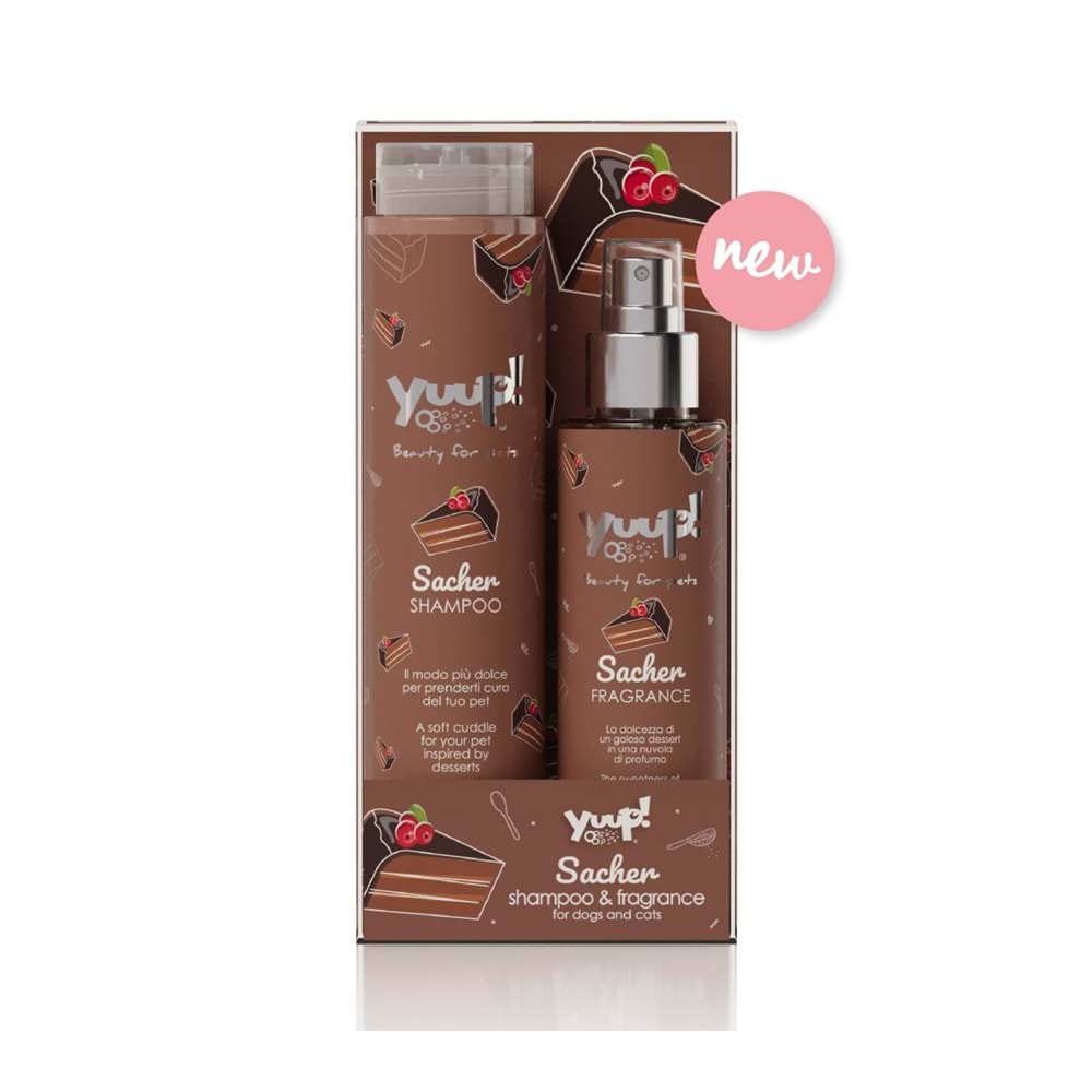 Yuup! Sacher Duo-Shampoo and Fragrance made in italy