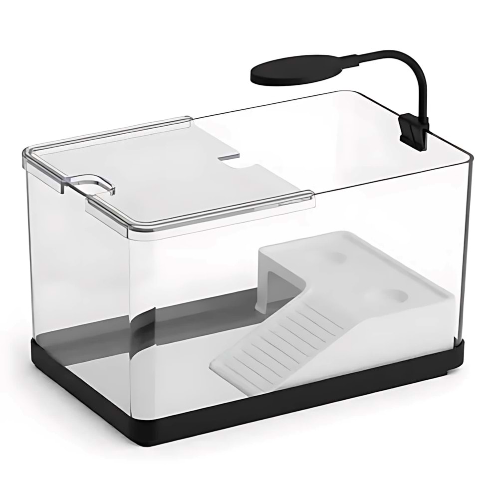 HAQOS TURTLE SIMPLE 30 PLASTİK BAHÇE LED AYDINLATMALI 30X19X18,5CM
