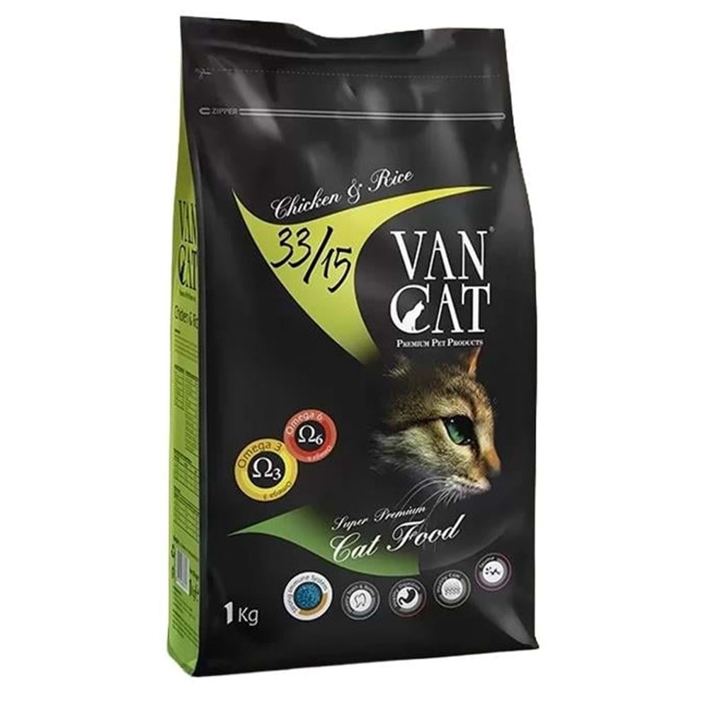 VANCAT RENKLI TANELI KEDI MAMASI 1 Kg