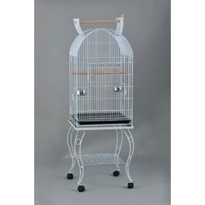 BE01 Ayaklı Papağan Kafesi 52.5X52X155CM