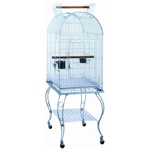 BE01 Ayaklı Papağan Kafesi 52.5X52X155CM