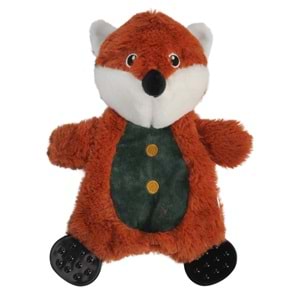 Dog toy in polyester w/plastic paws, Raccoon w/ Squeaker and crinkle, 26cm