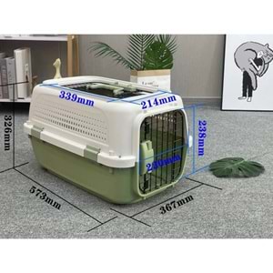 JCS BOEING EVCIL HAYVAN TAŞIMA ÇANTASI+PLASTİK PASPAS+PLASTİK KASE 56.5*36*32.5 (56*37*57)