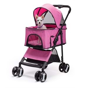 KEDİ & KÖPEK TAŞIMA ARABASI DTC802-PINK