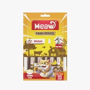 MOOW TAVUKLU KEÇI SÜTLÜ 12GR X 6 12 LI KEDI KREMA ÖDÜLÜ