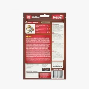 MOOW TAVUKLU KEÇI SÜTLÜ 12GR X 6 12 LI STERILISED KEDI KREMA ÖDÜLÜ