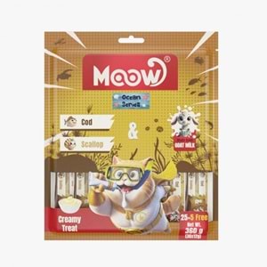 MOOW MORINA BALıKLı&DENIZ TARAKLı KEÇI SÜTLÜ 12GR X 30'LU KEDI KREMA ÖDÜLÜ