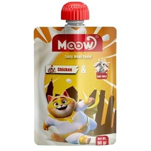 MOOW TAZE TAVUKLU&KEÇI SÜTLÜ KEDI ET EZMESI 90GR