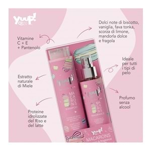 Yuup! Macarons Duo-Shampoo and Fragrance made in italy