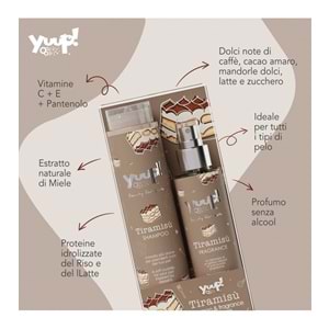 Yuup! Tiramisü Duo-Shampoo and Fragrance made in italy