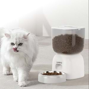 Wero 2İn1 Akıllı Kedi & Köpek Mama Kabı Ve Su Pınarı Seti | Wi-Fi Kontrollü, Otomatik Besleme (Wf1)