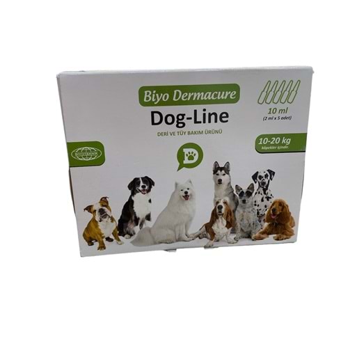 Biyo-Dermacure DOG LİNE Dog 2ML*5 10-20Kg 10ML