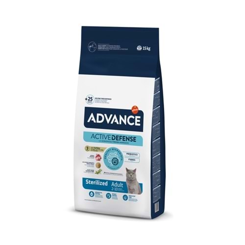 ADVANCE CAT STERILIZED TURKEY 15 KG