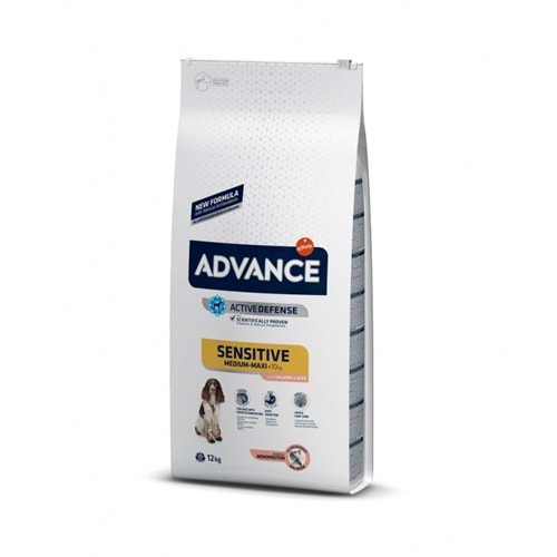 ADVANCE DOG SENSITIVE SALMON &RICE 12 KG