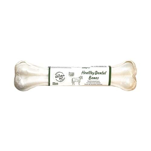 Eco Natura Pet Healty Dental Bones Beyaz Pres Kemik 25 cm 200 gr