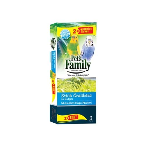PETS FAMILY MUHABBET KRAKERİ 3LÜ