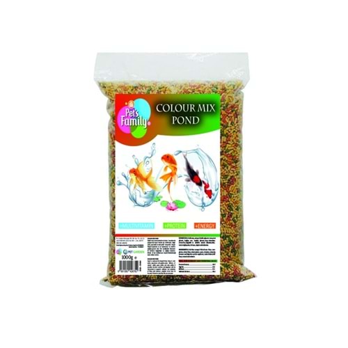 PETS FAMİLY COLOUR MIX POND 1 KG