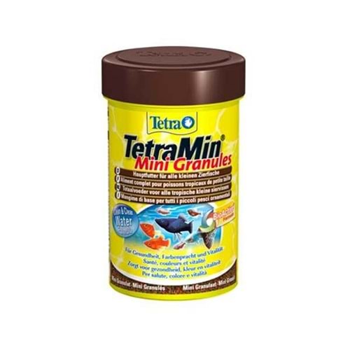 Tetra Tetramin Mini Granules Mini Granül Süs Balık Yemi - 100ML