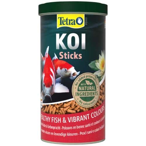 Tetra Pond Koi Sticks Kırmızı Renkli Havuz Balıkları Yemi - 1LT