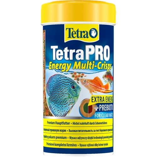 Tetra Pro Energy Crisps Yüksek Enerjili Balık Yemi - 250ML