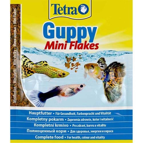 Tetra Guppy Lepistes Balık Yemi - 12GR