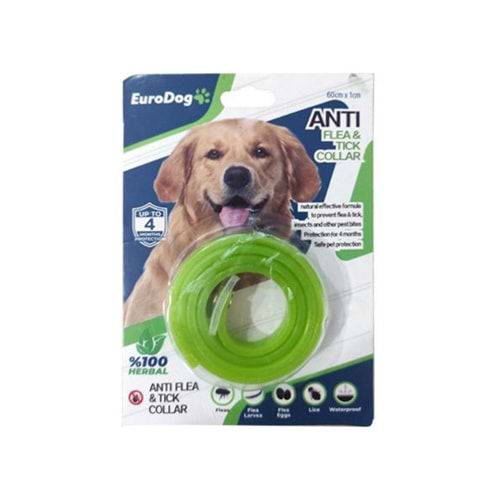Köpek Tasması 60 cm Yeşil