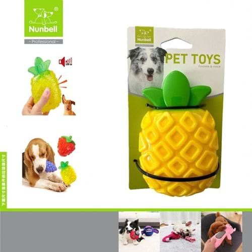 Nunbell Köpek ve Kedi İçin Aromalı Oyuncak Ananas 5303012