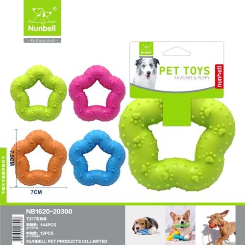 Nunbell Köpek Oyuncagı Plastik Dişlik 7cm