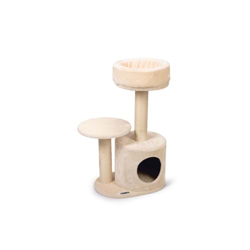 BEJ İKİ KATLI EVLİ TIRMALAMA TAHTASI 50*35*85