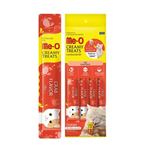 Me-O Krema-Yengeç&Ton Balığı 4x15 Gr