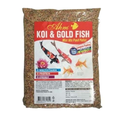 Koi Gold Fish Mini Mix Pellet 1Kg