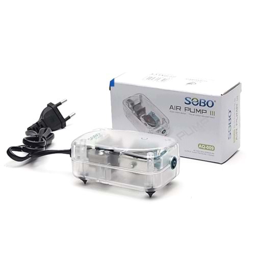 Sobo Hava Motoru Şeffaf Kasa 3W 3 Lt/Min