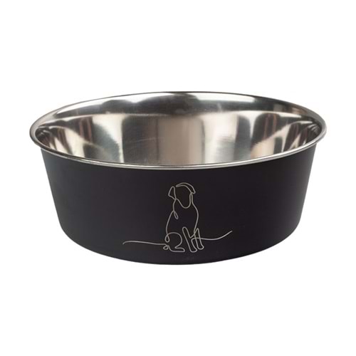 Fancy Paws Hdns(Dl) 1 Qt Lazer İşlemeli Mama Su Kabı