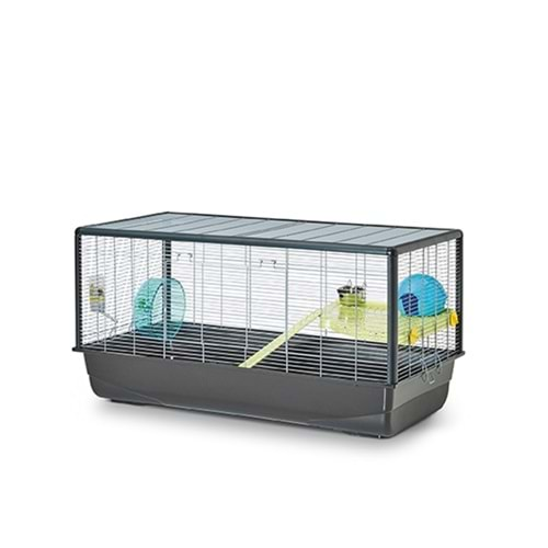 Savic Hamster Plaza 100 Kock Down Silver Black